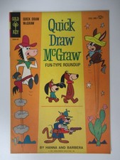 1964 Gold Key Quick Draw McGraw Fun Type Roundup #14 picture