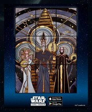 MASTERWORK LOTHAL TEMPLE PAINTING PUZZLE SR 9 CARD SET TOPPS STAR WARS TRADER picture