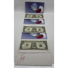 LOT OF 3 VTG SANTA DOLLAR Uncirculated 1993 Safeway Easter Seals Limited Edition picture