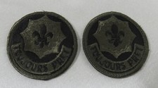 US Army 2nd Armored Calvary Regiment Patch set of 2 – GOLD picture