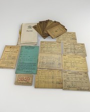 1940s-50s Indiana School Report Cards Diploma Student Archive Ephemera Lot picture