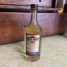 Vintage 1940s-50s West Point Hair Dress Bottle Unused Barber Shop picture