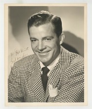 Dana Andrews 1941 Hand Signed Portrait 8x10 Photo Film Noir Actor Twilight Zone picture