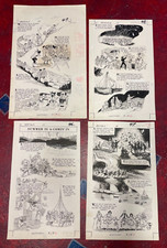 WORLD AROUND US #17 comicart 4 PG  COMPLETE STORY 1960 SUMMER BONFIRES picture