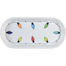 Homer Laughlin Fiesta Christmas Lights Bread Tray 11103271 picture