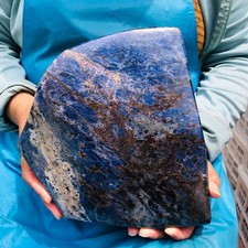 14.76 LB Natural Large Polished Sodalite Freeform Blue Mineral Specimen 5900 picture