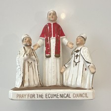 Ceramic Pope Christian Figurine  