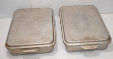 mirro aluminum cake pan with lid  9 x 13 vintage picture