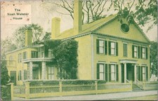 Noah Webster House New Haven CT Postcard 1907-1917 W. H. Parker Publisher picture