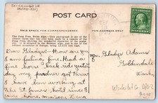DPO (1872-1922) Columbus WA Postcard The Jung Frau Swiss Alps Mountain View picture