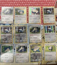 Pokémon TCG Snorlax Lot: 12 Cards. 3 Reverse Holos, 4 Holos, 1 Asako Ito From CZ picture