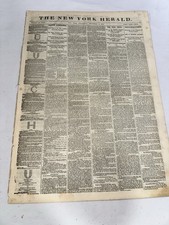 1865 The New York Herald Newspaper Sept 13 Civil picture