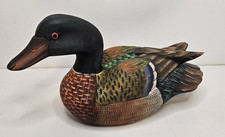 Vintage Hand Painted Wooden Duck Decoy picture