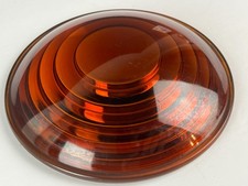 Vintage Kopp Railroad Lamp Amber Glass Lens 5 3/8 L 3 1/2 F picture