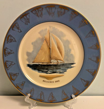 GORHAM AMERICA'S CUP RACES  RELIANCE 367/1000 LE NEW BOX 10.75 Collectors Plate picture