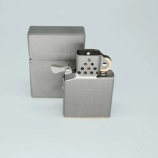 ZORRO 912S 3/2 Hinge Titanium Outdoor Kerosene Lighter Titanium Shell + Insert picture