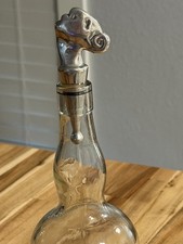 South African Artist Carrol Boyes Figural Head Wine Bottle Stopper picture
