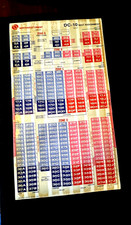 Vintage Northwest Orient Airlines DC-10 Pull Tab Seat Assignment Chart picture