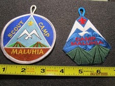 set of 2  Maluhia Scout Camp Council Hawaii Boy Scout patches picture