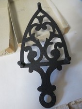 Vintage Black Wilton Cast Iron 1894 Trivet picture