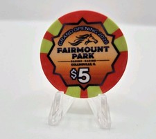 Fairmount Park Casino & Racing Collinsville Il 2026 'Grand Opening' $5 Chip picture