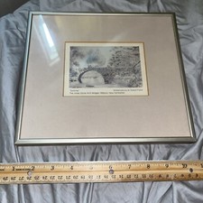 Framed The Jones Stone Arch Bridges Hillsboro New Hampshire W Robert Paine picture