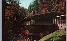 Hemlock Lodge Natural Bridge State Park Slade Kentucky Postcard Fall Foliage picture