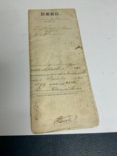 1869 New Jersey Deed Indenture Howell Monmouth County Marines Pommer picture