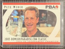 2008 Rittenhouse PBA Bowling 2005 USBC Numbered Pete Weber 41/50 #T6 picture