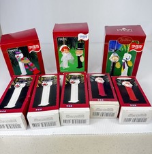 Carlton Cards Pez Candy Hallmark Christmas Ornaments Lot Of 8 NOS picture