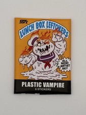 2026 SSFC Lunch Box Leftovers PLASTIC VAMPIRE Sealed Insert Pack - 6 Stickers picture