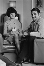 English photographer and film director Harrison Marks with his fian - Old Photo picture