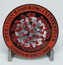 2020 Operation Enduring Clusterfuck Challenge Coin COVID Police Challenge Coin picture