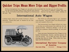 1912 International IHC Auto Wagon Delivery Truck NEW Metal Sign: 12x16