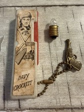 Vintage Davy Crockett Advertising Premiums Light-Up Charm Keychain picture