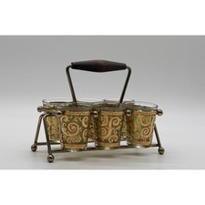 Vintage Mid-Century Modern 22k Gold Culver Ltd. 
