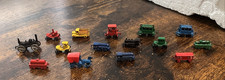 Vintage 15 Piece Lot of Japan Mini Die Cast Metal Vehicle Set Miniature Toy picture