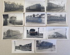 C. 1940s New Haven Railroad Electric And Passenger Snapshot Photo Lot 11 Pieces picture