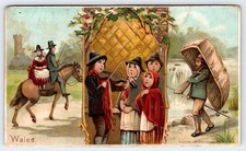 1893 WALES ARBUCKLES TRADE CARD SPORTS & PASTIMES OF NATIONS SERIES #5 picture