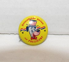 Huckleberry Hound for President Pinback Button picture