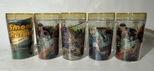 JOE CAMEL VNTG Set of 5 - 1990's Plastic Thermo Mugs INSERTS STILL SECURE INSIDE picture