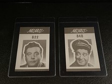 2 Jackie Gleason 1987 Motto Trivia Game Trading Cards The Honeymooners TV Show picture