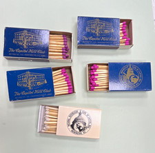 Lot of 5 Matchboxes Capitol Hill Club/ National Republican Club Washington DC picture