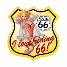 ROUTE 66 SHIELD PINUP GIRL 15