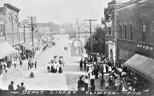 Depot Street View Clinton Tennessee TN - Reprint picture