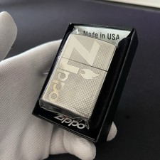 Zippo Lighter Stars Pattern SILVER + New Box picture