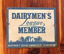 Vintage Dairymens League Member - Metal Sign 10