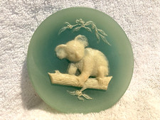 Marle Stone Green Marble Koala Bear Plate 5/8