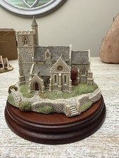 Lilliput Lane St Lawrence Church, signed by artist, no box picture
