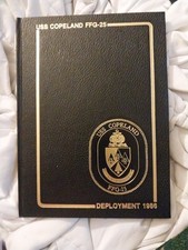VTG Arabian Gulf USS COPELAND FFG-25 1986 Navy Deployment & Cruise Book Yearbook picture